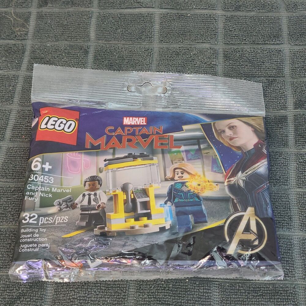 Lego Marvel Captain Marvel and Nick Fury Set #30453 Polybag New